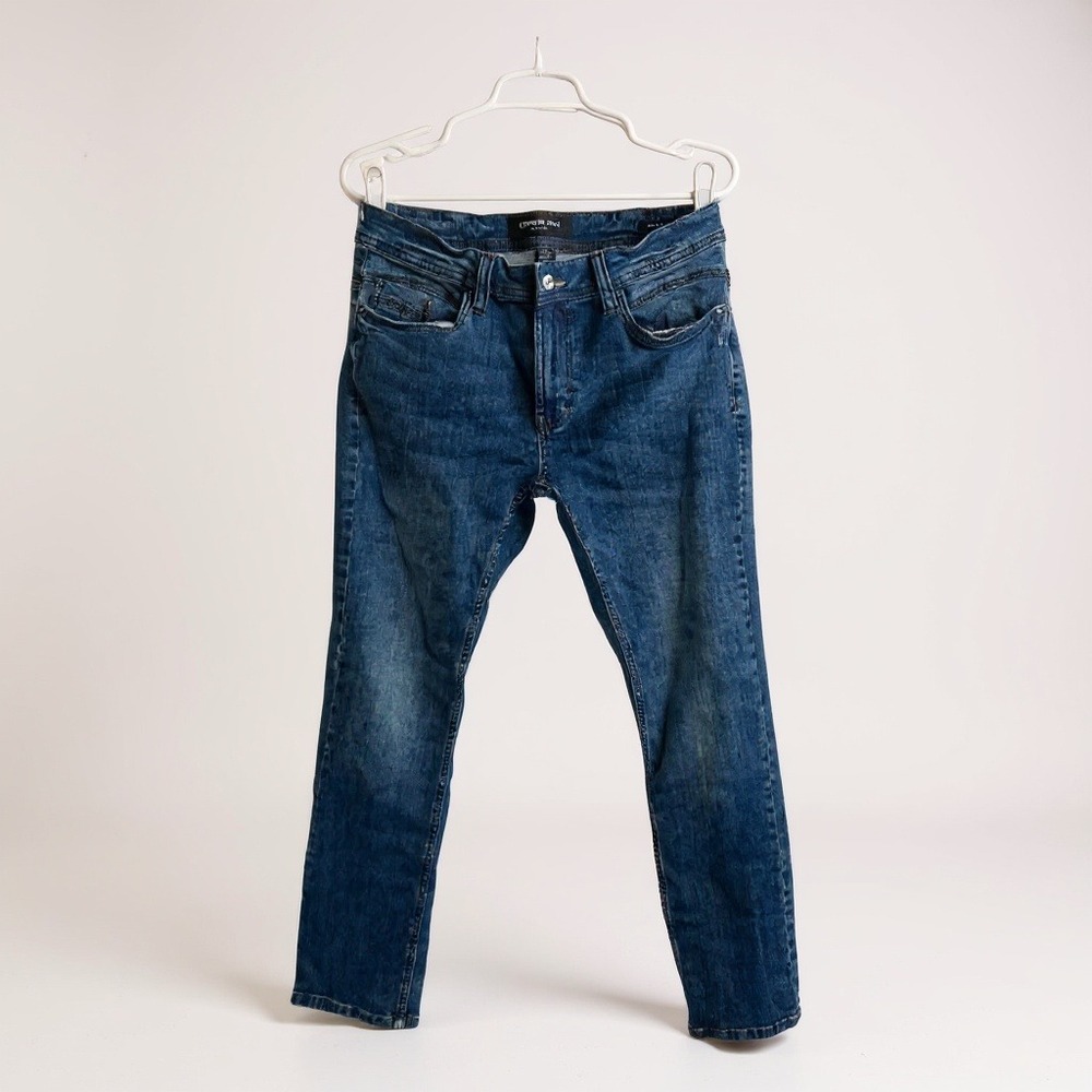 Kenneth Cole‎ Slim Fit Jeans Medium Wash Denim Stretch 32x32 Modern Casual